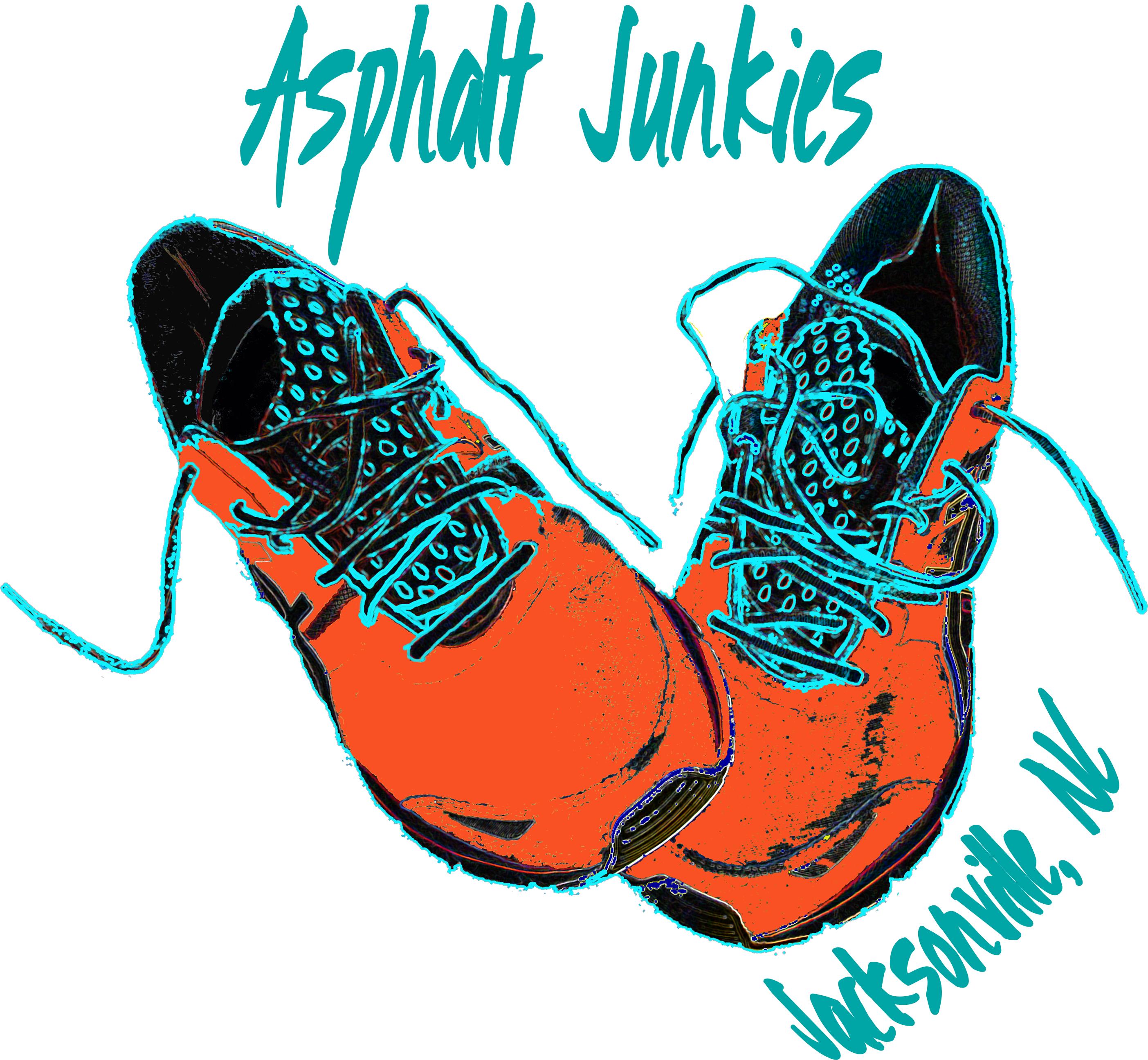 Asphalt Junkies Logo for Crystal Coast Graphics